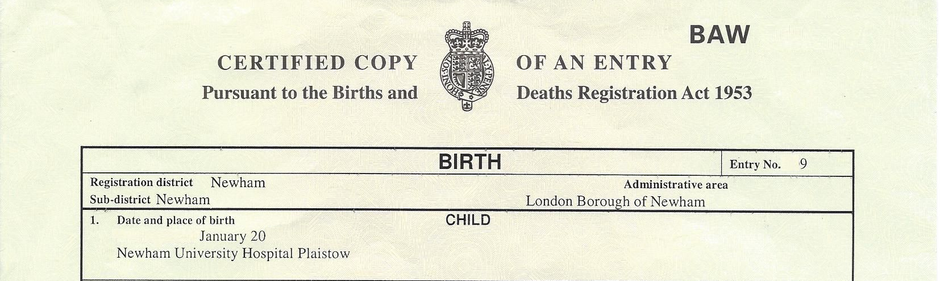 translating birth certificate